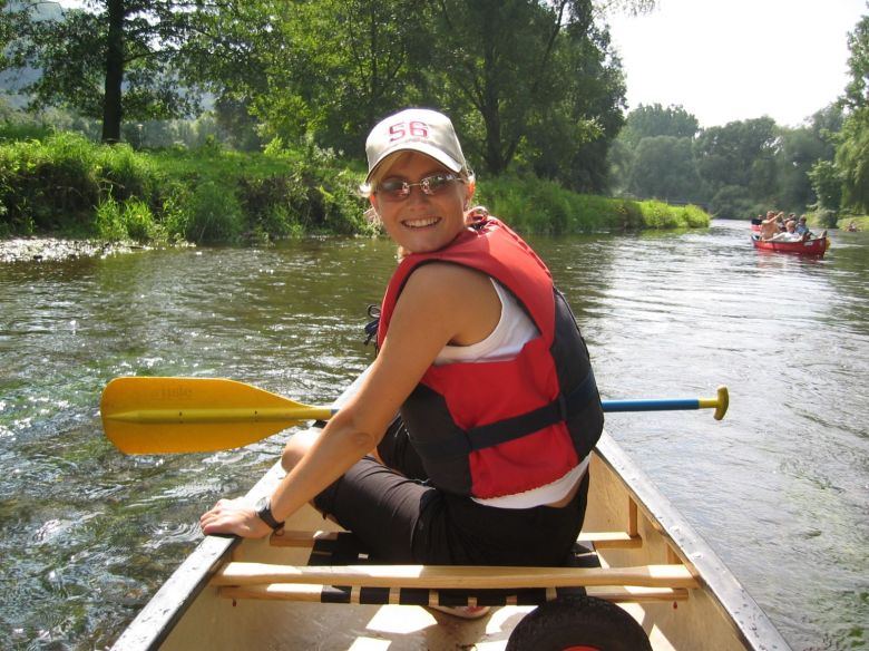 Kanu fahren macht glücklich